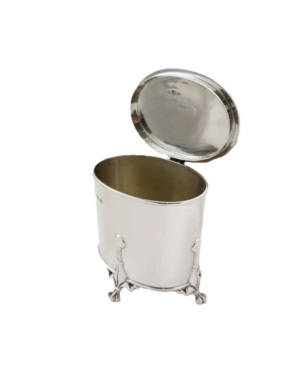 Antique Art Nouveau Sterling Silver Caddy 1908 View VI