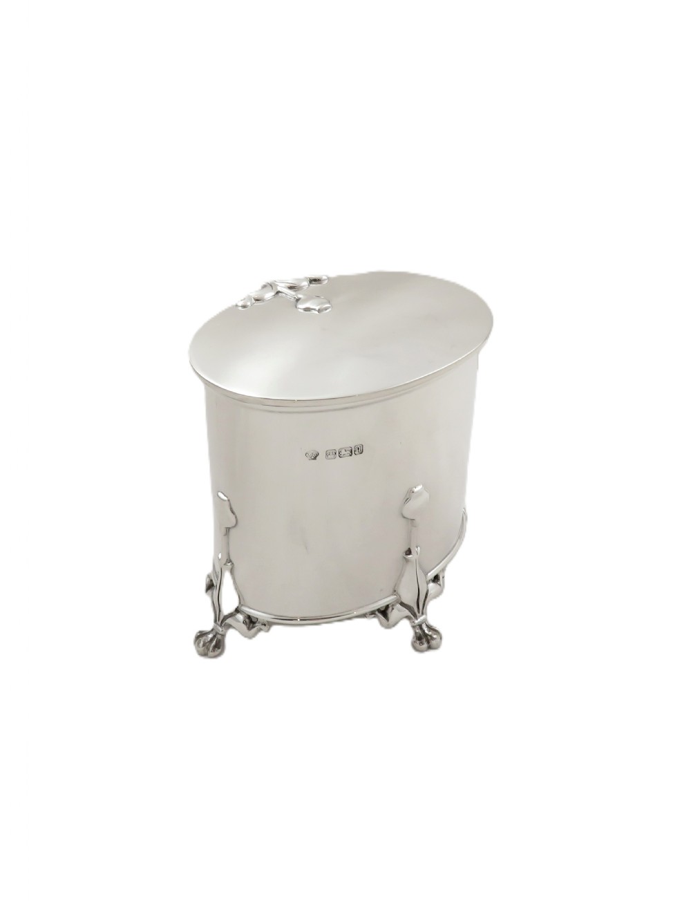 Antique Art Nouveau Sterling Silver Caddy 1908 View IX