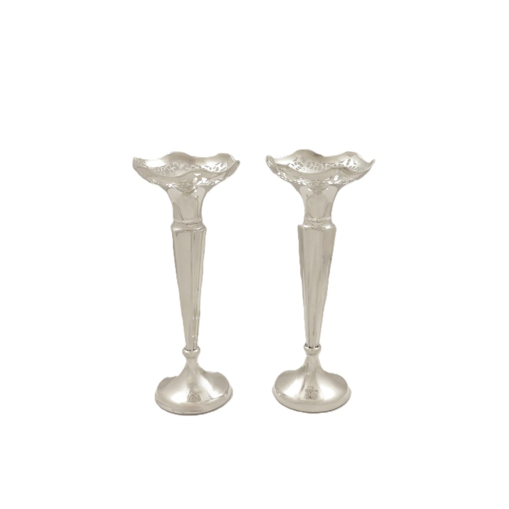 Pair of Antique George V Sterling Silver 7