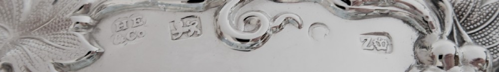 Antique Victorian Sterling Silver 'Gin' Decanter Label 1843 View II