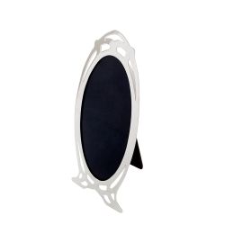 ANTIQUE ART NOUVEAU STERLING SILVER 8 14 PHOTO FRAME 1911