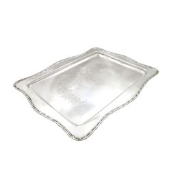 ANTIQUE GEORGE V STERLING SILVER DRESSING TRAY 1930
