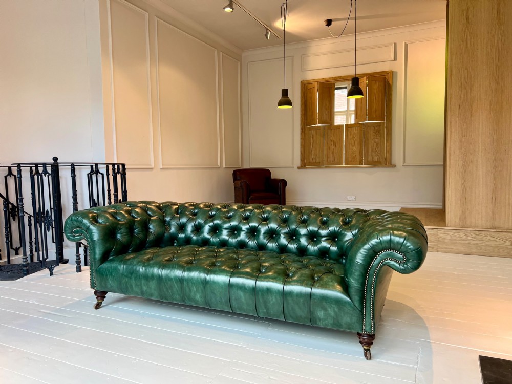 19thC Howard & Sons Chesterfield Sofa 