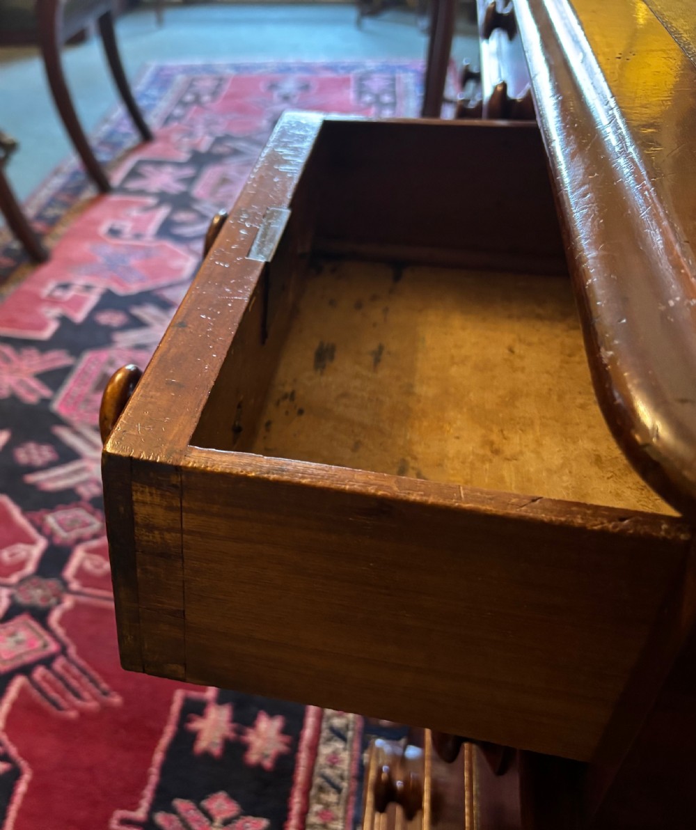 Victorian mahogany pedestal desk View X