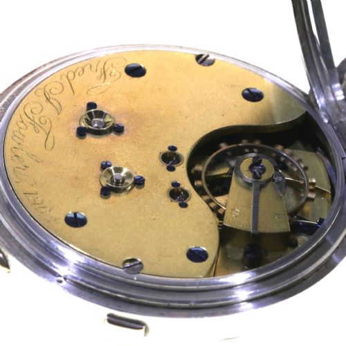 1904 KEYLESS SILVER CHRONOGRAPH POCKET WATCH - ADDITIONAL PHOTO 11