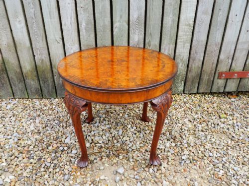 Burr Walnut Low Table