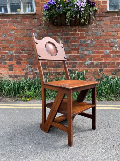 Victorian Oak Metamorphic Chair