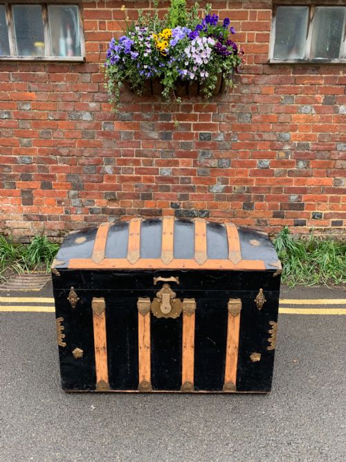 Dome Top Tin Trunk