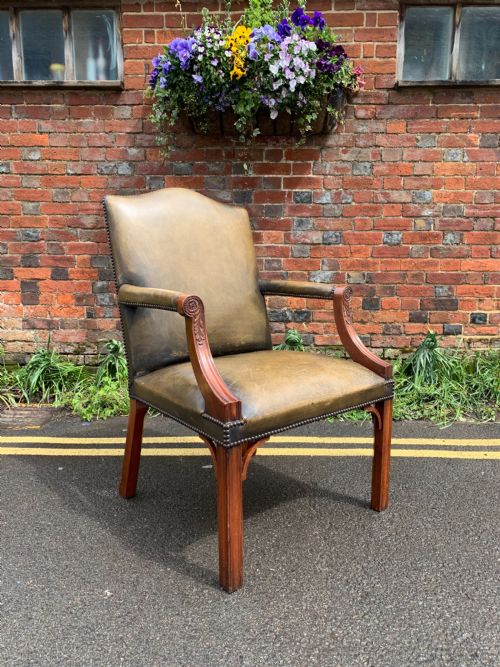 Mahogany Gainsborough Armchair