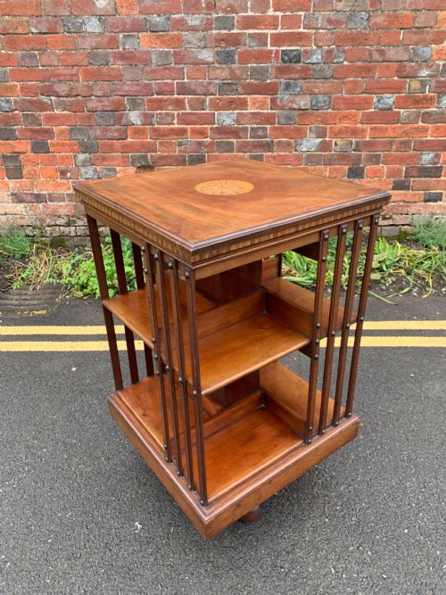 Victorian Revolving Bookcase