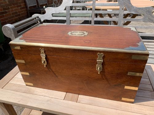 Anglo Indian Teak Box.