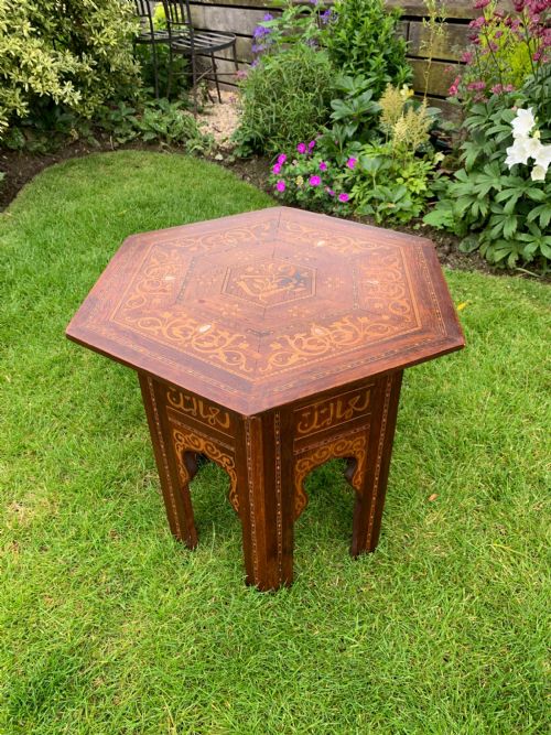 Syrian Inlaid Table