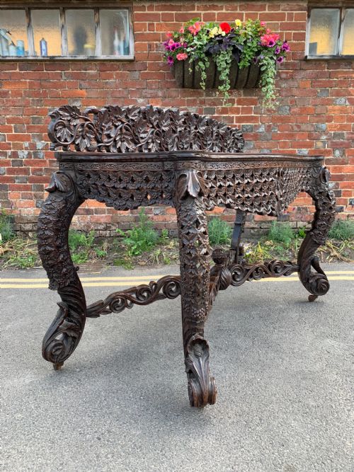 Anglo Indian Padouk Console Table