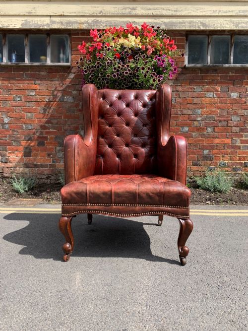 Victorian Leather Armchair