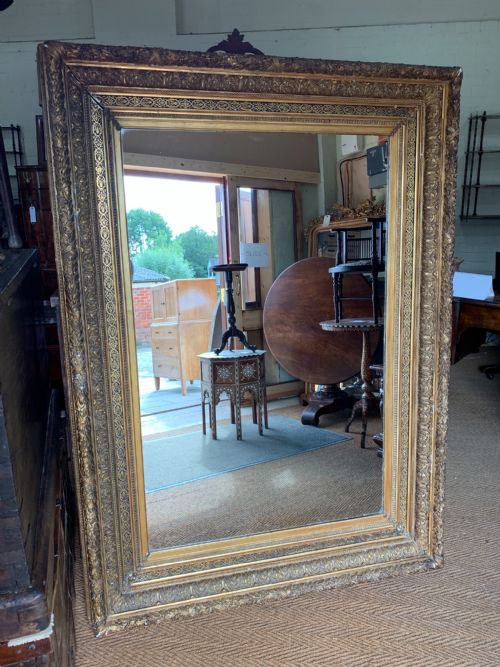 Very Large Gilt Gesso Mirror