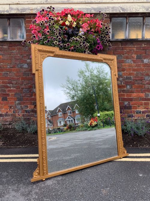 Gilt Overmantle Mirror