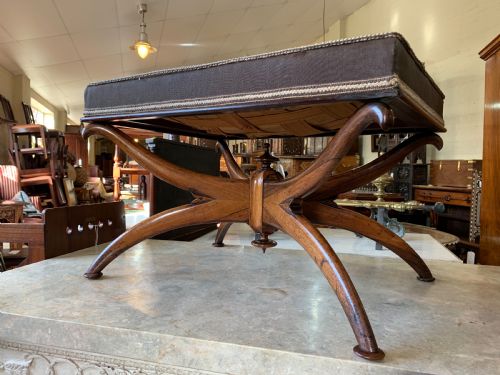 William IV Rosewood Stool