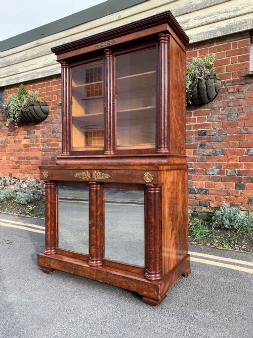Continental Mahogany Bookcase
