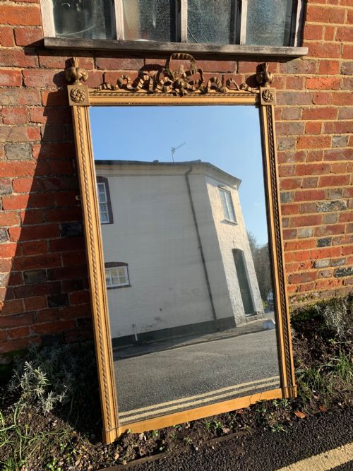 Gilt Overmantle Mirror