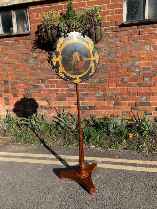 Nineteenth Century Pole Screen
