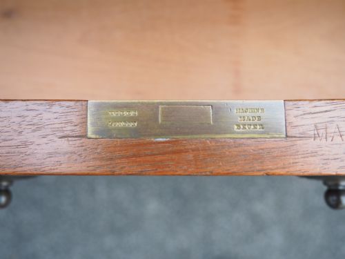 VICTORIAN WALNUT DESK BY MAPLES - ADDITIONAL PHOTO 7