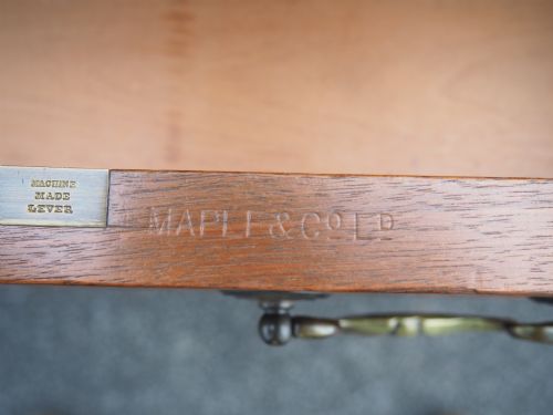 VICTORIAN WALNUT DESK BY MAPLES - ADDITIONAL PHOTO 9