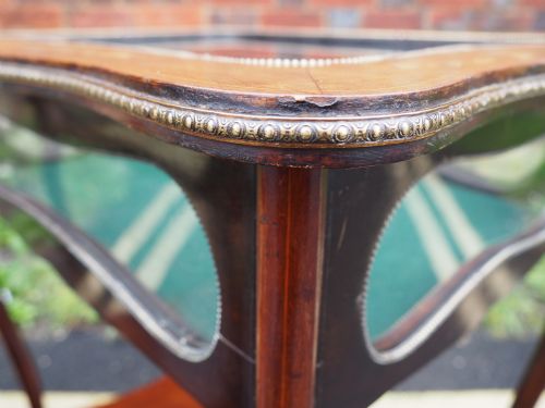 PAIR OF MAHOGANY BIJOUTERIE TABLES - ADDITIONAL PHOTO 10