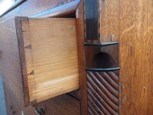 GEORGIAN OAK HOUSEKEEPERS CUPBOARD - ADDITIONAL PHOTO 10