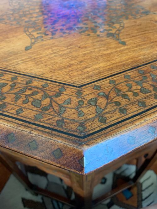 ANTIQUE HOSHIARPUR TABLE - ADDITIONAL PHOTO 7