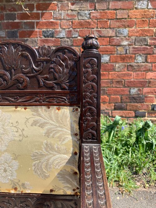 ANGLO INDIAN WALNUT SETTEE - ADDITIONAL PHOTO 1
