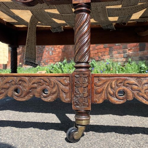 ANGLO INDIAN WALNUT SETTEE - ADDITIONAL PHOTO 6