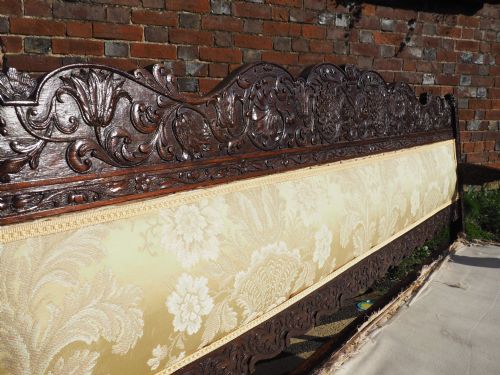 ANGLO INDIAN WALNUT SETTEE - ADDITIONAL PHOTO 8