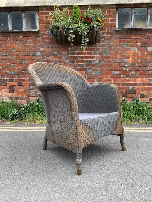 1930’S Lloyd Loom Armchair in Original Condition