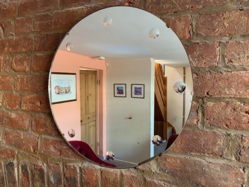 Art Deco Circular Mirror