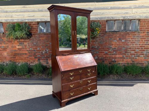 eighteenth century bureau bookcase - CATEGORY: ANTIQUE BUREAU - DATED GEORGIAN