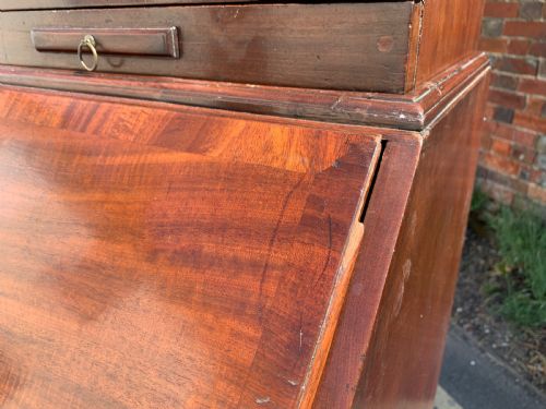 EIGHTEENTH CENTURY BUREAU BOOKCASE - ADDITIONAL PHOTO 11
