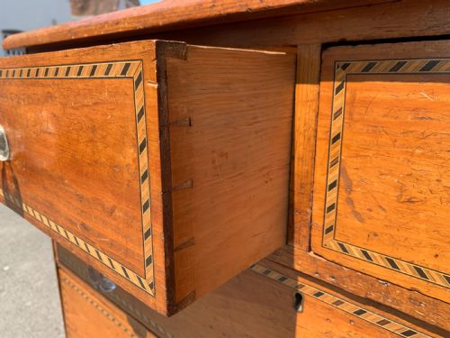VICTORIAN PINE CHEST OF DRAWERS - ADDITIONAL PHOTO 4