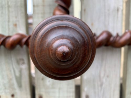 WALNUT HAT AND COAT RACK - ADDITIONAL PHOTO 1