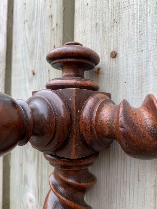 WALNUT HAT AND COAT RACK - ADDITIONAL PHOTO 3