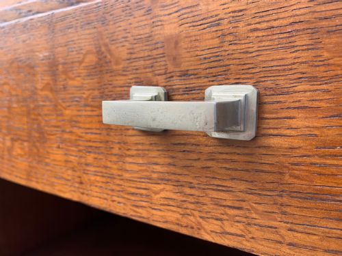 PAIR OF ART DECO BEDSIDE CUPBOARDS - ADDITIONAL PHOTO 3