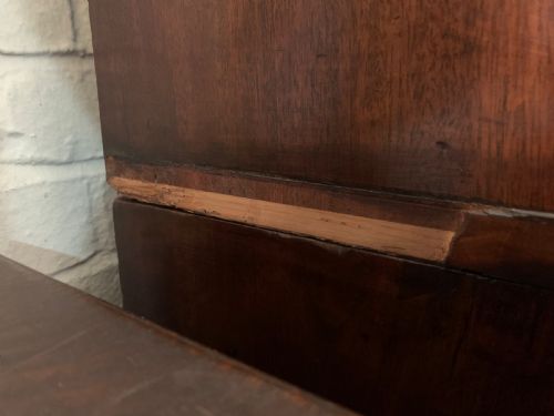 REGENCY PERIOD MAHOGANY LINEN PRESS - ADDITIONAL PHOTO 8