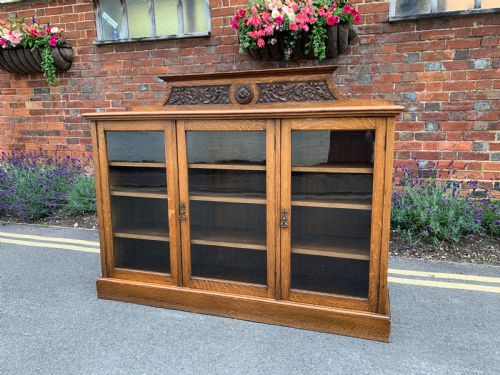 Edwardian Oak Bookcase
