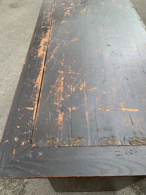 OAK ESCRITOIRE ON STAND - ADDITIONAL PHOTO 1
