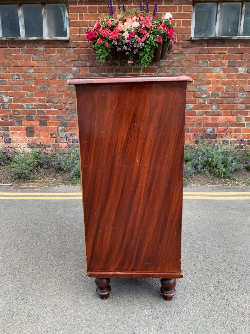 VICTORIAN PINE CHEST IN ORIGINAL PAINT - ADDITIONAL PHOTO 4
