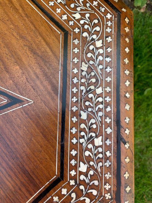 INLAID HOSHIARPUR TABLE - ADDITIONAL PHOTO 4