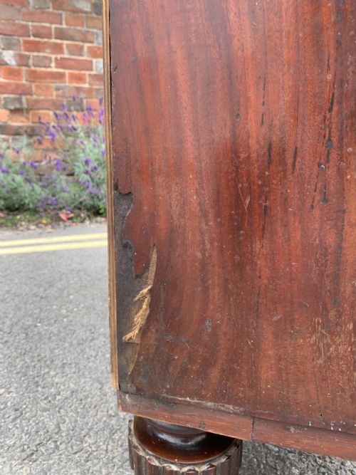 NINETEENTH CENTURY MAHOGANY BANK OF DRAWERS - ADDITIONAL PHOTO 5