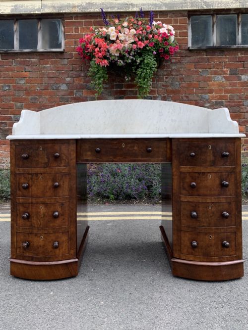 victorian walnut washstand - CATEGORY: ANTIQUE FURNITURE - DATED 1870
