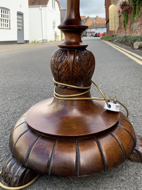 1920S WALNUT STANDARD LAMP - ADDITIONAL PHOTO 3
