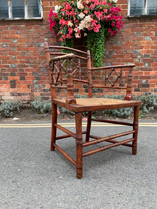 sussex style armchair - CATEGORY: ANTIQUE CHAIRS - DATED 1850