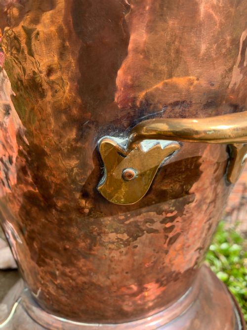 VICTORIAN COPPER COAL SCUTTLE - ADDITIONAL PHOTO 3